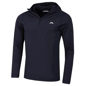 J.Lindeberg Men's Stefan Active Hoody - JL Navy - L - Picture 1 of 4