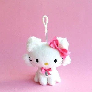 Mochila y llavero de peluche suave con clip Charmmy Kitty y regalo - Imagen 1 de 4