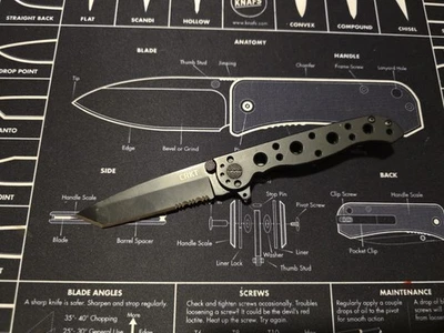 Faca de bolso CRKT M16-10KS armação trava combo borda lâmina Tanto - Imagem 1 de 2