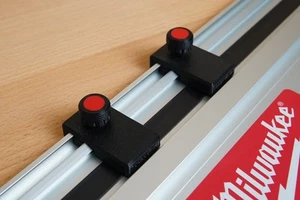 Milwaukee Guide Rail Limit Stops - Pair of 2 for Milwaukee Track Saw Guide Rails - Picture 1 of 6