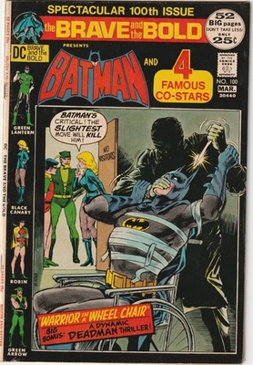 The Brave and The Bold #100, 1972, VF - Image 1 of 2