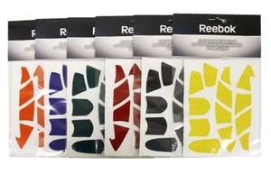 (Confezione da 2) Adesivi per Casco da Hockey Reebok - Bianco/Blu/e Verde - Foto 1 di 7