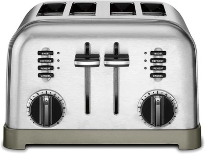 Cuisinart CPT-180P1 4-Slice Toaster Brushed Stainless - Certified Refurbished - Image 1 of 4