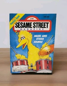 Vintage ORIGINAL Sesame Street Magazine April 1986 Big Bird Music & Sounds Cover - Picture 1 of 7