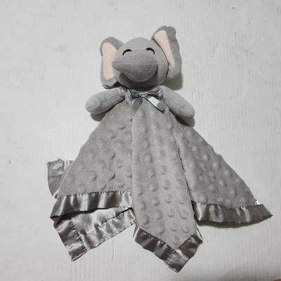 LEER Manta de Seguridad Elephant Lovey Gris Suave Minkey Dot Foto 1 de 4