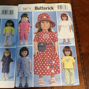 3er Set McCalls Crafts 18 Zoll Puppenkleidung Muster 4066 M6480 M6137 UNGESCHNITTEN - Bild 1 von 9