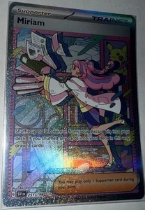 NM/M Miriam Pokemon Scarlet & Violet Base Set Beautiful Waifu Art #251 - Sammeln - Bild 1 von 12