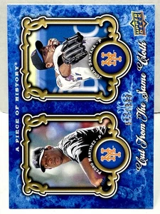 2009 A Piece of History Cut from the Same Cloth Pedro Martinez Johan Santana HOF - Bild 1 von 2