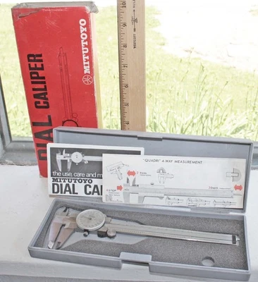 Mitutoyo Dial Calipers In Box 505 - 626 6 inch - Image 1 of 4