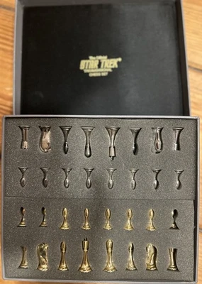 The Official STAR TREK Tridimensional(3D)Chess Set PIECES ONLY - Image 1 of 4