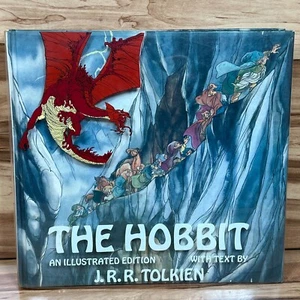 The Hobbit: An Illustrated Edition J R R Tolkien 1977 BEAUTIFUL Abrams Artbook - Picture 1 of 24