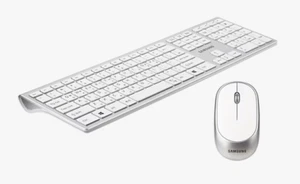 SAMSUNG SRP-9500W Wireless Keyboard Mouse Set Low Noise 2.4 GHz Genuine - Picture 1 of 5