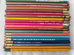 Lot of 20 rare Vintage Pencils Eagle, Dixon, Empire, Mallard, Linton, American. 