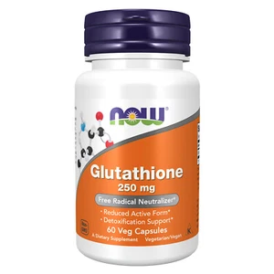 NOW FOODS Glutathione 250 mg 60 Veg Capsules - Picture 1 of 4