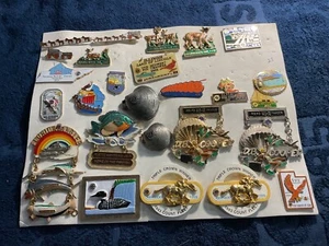 Lions Club Pins: 25 Assorted Vintage Pins - Picture 1 of 2