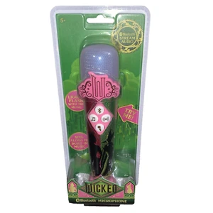 Wicked Movie Bluetooth Karaoke Microphone Stream Audio Lights Sing Along New - Picture 1 of 14