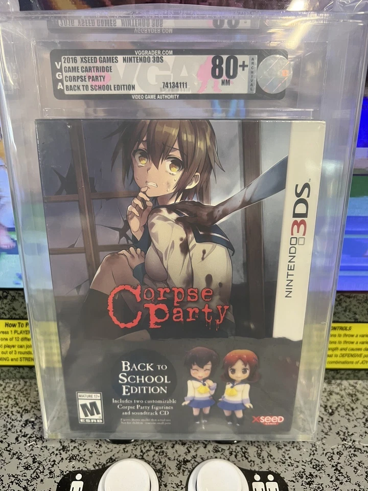 2016 Nintendo 3DS Corpse Party Back to School Edition Graded VGA 80+ NM - Image 1 of 4