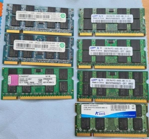 RAM 2GB DDR2 PC2-6400S 800MHz SAMSUNG Kingston.. PORTATILE SODIMM 200PIN MEMORIA - Foto 1 di 1