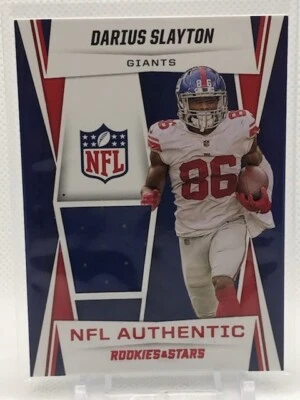 2021 Rookies & Stars NFL AUTHENTIC- Darius Slayton NA-DS Player Worn Material - Image 1 of 2