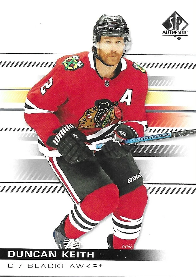 Auténtico Duncan Keith #14 19-20 2019-20 SP-Oilers-Blackhawks Foto 1 de 1
