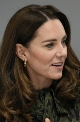 ASOS DSIGNE 14 k GOLD PLATED TWIST HOOP EARRINGS DUCHESS KATE SOLD OUT - Bild 1 von 4