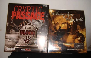 BLOOD CRYPTIC PASSAGE + HEXEN DEATHKINGS OF THE DARK CITADEL PC BIG BOX DOS LOT - Picture 1 of 13