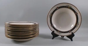 Lenox CORONADO Porcelain Rim Soup Bowl Lot of 12 - Picture 1 of 3