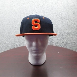 Syracuse Zephyr Hat Cap 32/5 Cuse Navy Orange S Logo 7 1/8 - Picture 1 of 12