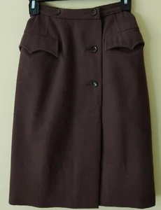 Vintage handgefertigt von Jackfin Master Schneider Wollrock - Wickeloptik A-Linie - Bild 1 von 11