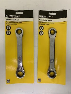 Klein 68204 5/8 x 3/4-Inch Ratcheting Box Wrench (2-pack) - Image 1 of 4