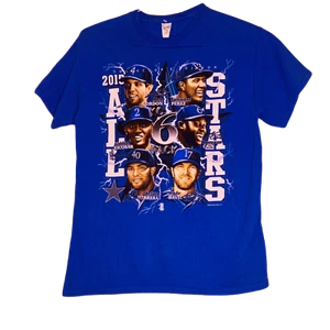 Kansas City Royals Men's Size S 2015 ALL STARS Blue Cotton T-Shirt MLB Small - Picture 1 of 3