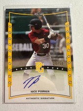 K109,584 - 2014 Leaf Perfect Game Showcase Auto Gold #ANP1 Nick Poirier #/50