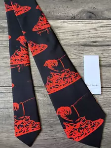 Paul Smith 50th Aniversario Espagueti Motivo Corbata de Seda Venta BNWT - Imagen 1 de 6