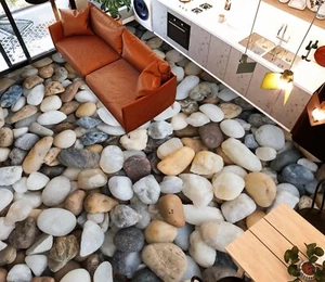 3D Gray Stone I7098 Floor WallPaper Murals Wall Print Decal AJ Coco 2024 - Picture 1 of 5