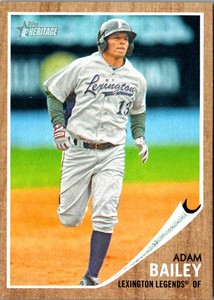 2011 Topps Heritage Minor League Adam Bailey #47 Lexington Legends