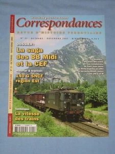 KORRESPONDENZ Zeitschrift für Eisenbahngeschichte - Nr. 21 Okt / Nov 2005 (S3) - Bild 1 von 1