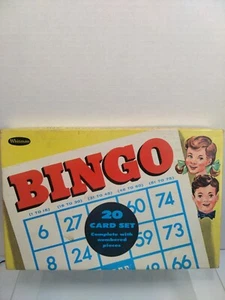 Vintage 1958 WHITMAN Bingo Game Original Box  - Picture 1 of 10
