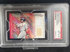 2001 Studio  Albert Pujols Masterstrokes Dual Relic /200 SP PSA Total Pop 2 Rare