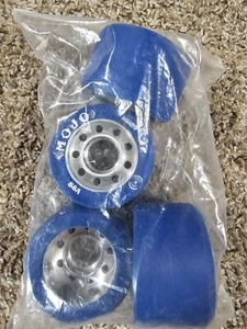 MOJO 88a 62MM ruote longboard skateboard nuove senza etichette confezione da 4 blu - Foto 1 di 5