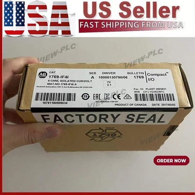 Nuevo módulo de entrada analógica de E/S compacto Allen-Bradley 1769-IF4I SER A AB 1769IF4I EE. UU. Foto 1 de 3