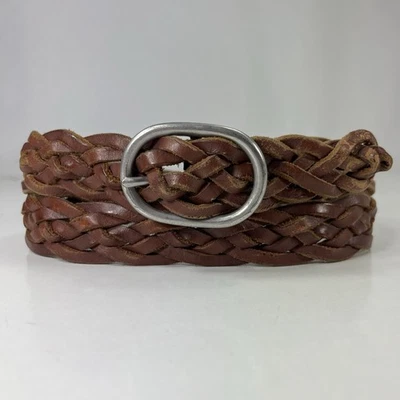 Cinturón de cuero trenzado marrón GAP - para mujer talla 33 Foto 1 de 4