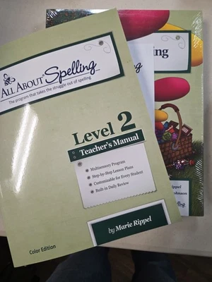 All About Spelling Level 2 Teacher's Manual And Student Packet New In Package - Image 1 of 2