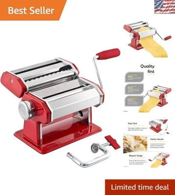 Professional Stainless Steel Pasta Maker: 7 Settings for Perfect Homemade Pasta - Image 1 of 4