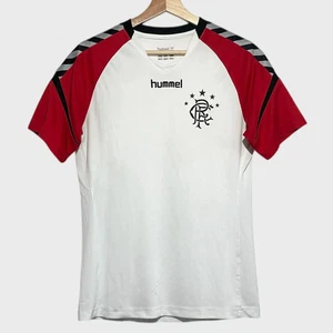 Hummel Rangers FC White & Red Soccer Training Jersey Shirt Youth Large YL - Picture 1 of 5