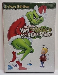 Dr. Seuss' How the Grinch Stole Christmas (DVD Deluxe Edition) New Sealed - Picture 1 of 2