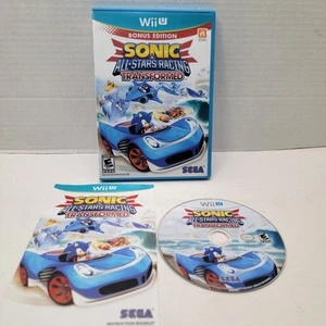 Sonic & All-Stars Racing Transformed Bonus Edition Nintendo Wii U CIB mit Handbuch - Bild 1 von 8