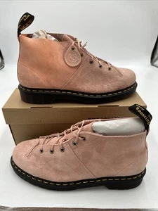 Dr Martens Church Suede Boots Peach Beige Brand Desert Oasis New UK 11 US 12 - Picture 1 of 8