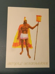 United Airlines Royal Hawaiian 1960's First Class Menu Hawaii Service - Picture 1 of 5