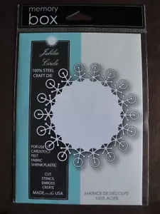 NEU Memory Box Craft Die JUBILEE CIRCLE Stil Nr. 98497 dünne Metallform - Bild 1 von 2