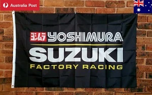 Suzuki Racing Flag Yoshimura Pro Taper RM RMZ Dirt Bike Gear 150x90cm New Banner - Picture 1 of 10